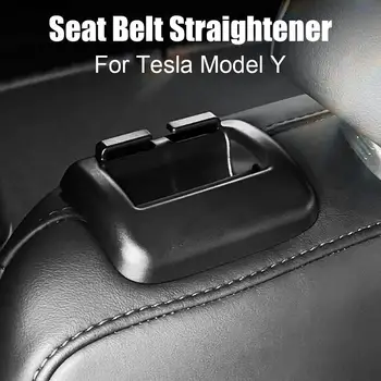 1 пара стрингеров ремня безопасности для Tesla ModelY Задний ограничитель ремня безопасности Защитный чехол Аксессуары для модификации интерьера автомобиля E8I7