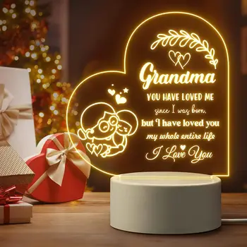 1 шт. Бабушкин ночник, идеальный подарок на день рождения и день матери для бабушки от внучки, свекрови, бабушек и дедушек