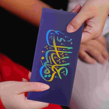 12Pcs Ид Мубарак Бумажные конверты Фестивальные элементы Денежные конверты Ид Деньги Конверты Подарки