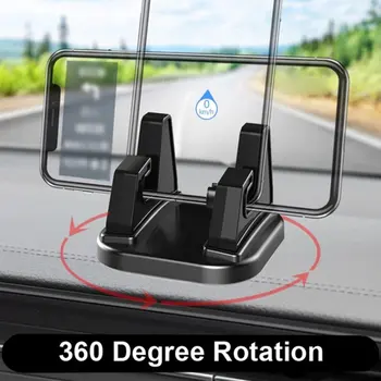 2021 Новый автомобильный держатель для телефона Dashoboard Подставка для смартфона Dashoboard Вращение на 360 градусов Нижняя шестерня Дизайн универсальный для поддержки телефонов в автомобиле