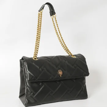 2023 Новая сумка через плечо Женская роскошная брендовая дизайнерская модная ретро сумка через плечо Высококачественная простая черная сумка большой емкости
