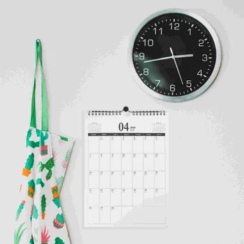 2024 Настенный календарь Простой стиль Планировщик офисных заметок Lucky Cat A4 Деликатное мини-бумажное планирование Висячие знакомства для