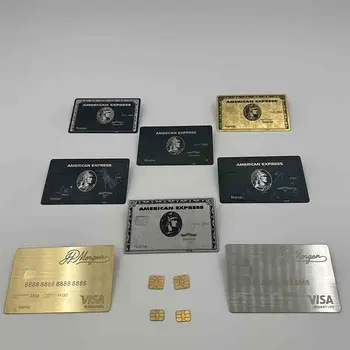 4442 Горячая продажа Индивидуальный дизайн Отличное качество Визитная карточка Алюминиевая визитная карточка Печать металлической визитной карточки
