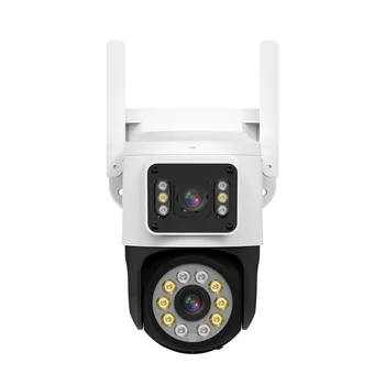 4MP UHD Yoosee APP Dual Lens Bluetooth Pair Полноцветная PTZ-IP-купольная камера AI Humanoid Home Security CCTV Домофон Радионяня
