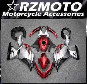 4Подарки Новый комплект обтекателей мотоцикла ABS подходит для Kawasaki EX 250 400 2019 2020 2021 2022 2023 19 20 21 22 Комплект кузова Красный матовый