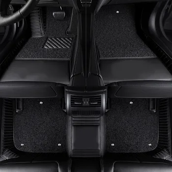 Bes качество! Изготовленные на заказ специальные автомобильные коврики для Mercedes Benz EQE SUV 2023 2024 нескользящие двухслойные ковры коврики, бесплатная доставка