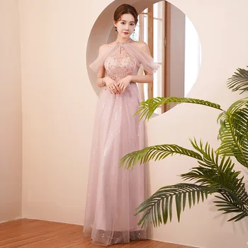 Hong Hu Вечернее платье для женщин 2023 Новое элегантное гламурное платье с пайетками для дебюта 18 лет