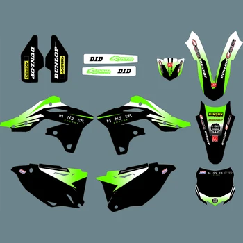 KX250F Наклейка Обтекатель Графика Для Kawasaki KX 250F KXF250 2013 2014 2015 2016 KX 250 F Наклейки на мотоцикл