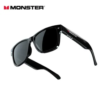 Monster S01 Очки Гарнитура Беспроводная Bluetooth 5.0 Солнцезащитные очки На открытом воздухе Спортивные наушники Вызов Музыка Очки Прозрачная линза