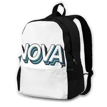 Nova Merch Мода Путешествия Ноутбук Школьный рюкзак Сумка Nova Basketball Blue College Pride