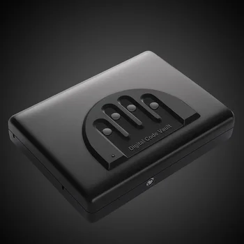OS500C Автомобильный безопасный стиль Портативный цифровой код Хранилище Пароль + Ключ 2 в 1 Наличные Важные файлы Пистолетный сейф Оружейный сейф Сейф для оружия