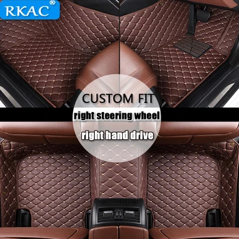 RKAC Для праворульного руля Изготовленные на заказ автомобильные коврики для Toyota Все модели corolla yaris RAV4 ленд крузер Prado CROWN Previa camry