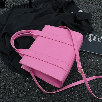 Totes Top Brand Design Сумка Кожаная однотонная модная дизайнерская роскошная сумка 2023 Новый стиль Женская сумка через плечо Ручка сумки