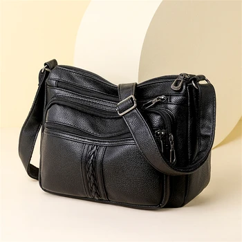 Женская модная сумка для покупок Дизайнерские сумки через плечо для женщин 2023 Сумка через плечо большой емкости Женская повседневная сумка-мессенджер