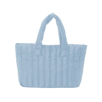 Женская однотонная сумка через плечо Сумки большой емкости Модная сумка для покупок Универсальная сумка-шопер Повседневная сумка с верхней ручкой 517D