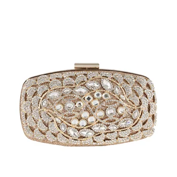 Инкрустированная бриллиантами вечерняя сумка Женская сумочка Вечеринка Клатч Сумка Джокер Платье Вечерняя сумка
