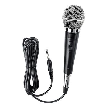 Караоке-микрофон MIC Портативный динамический проводной динамический микрофон Чистый голос для караоке-вокальной музыки