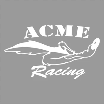 Креативные наклейки ACME Racing Wile E. Coyote Авто Наклейка Авто Грузовик Окно Бампер Ноутбук Грузовик Виниловая наклейка