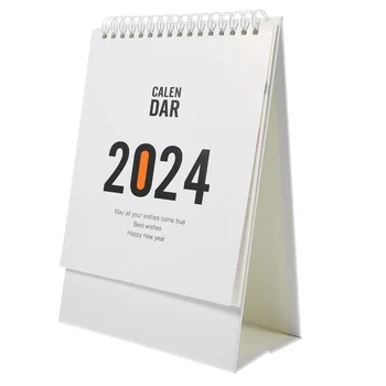  Настольный календарь на 2024 год Ежедневное использование Настольные канцелярские принадлежности Настольные календари Примечание Ежемесячная бумага