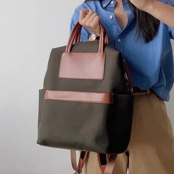 Новая мода Оксфорд Женский рюкзак Путешествия Повседневная сумка для поездок на работу Простая повседневная школьная сумка Классическая леди рюкзак ранец