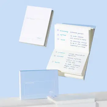 Сверхтолстый компактный блокнот для ноутбука Портативный блокнот с плавным письмом 120 внутренних страниц Прочный швейный переплет