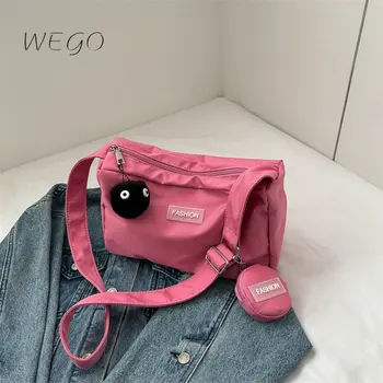 Сумка-мессенджер большой емкости Женская повседневная модная легкая оксфордская сумка Новая осень-зима Корейский