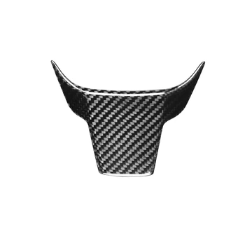 Сухое углеродное волокно Обшивка рулевого колеса Панель салона автомобиля Для Honda civic