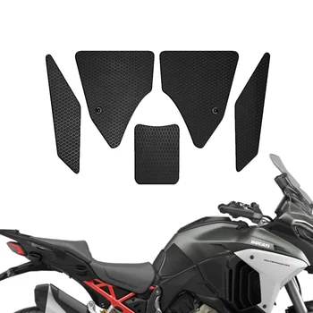  Тяговая накладка на бак мотоцикла Противоскользящая наклейка Газ Коленный захват Протектор для Ducati Multististrada V4 S 2021 2022 2023