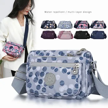 корейский стиль женская сумка через плечо большой емкости водонепроницаемые сумки через плечо для девочек многофункциональные дорожные сумки на открытом воздухе